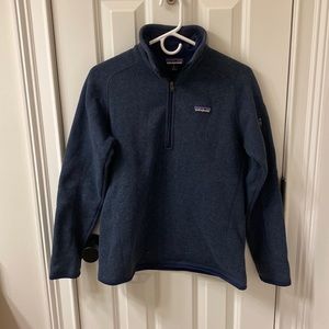 Blue Patagonia 1/4 zip